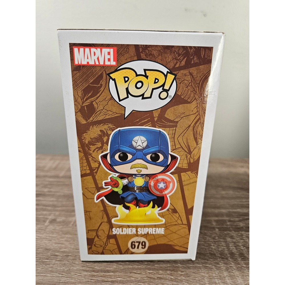 Funko Pop Marvel Infinity Warps Soldier Supreme 679 Glow Walgreens Exclusive - Picture 5 of 6